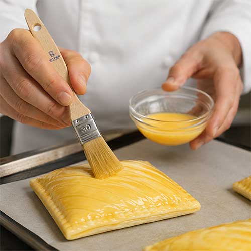 Pinceau pâtissier soie naturelle 30mm - MATFER en promotion