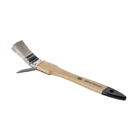 Pinceau racloir SCRAT DIXNEUF 2-en-1 en acier et bois