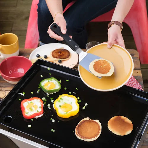 Plancha électrique Petite Française 150 Duo - LE MARQUIER ambiance crêpe et pancake