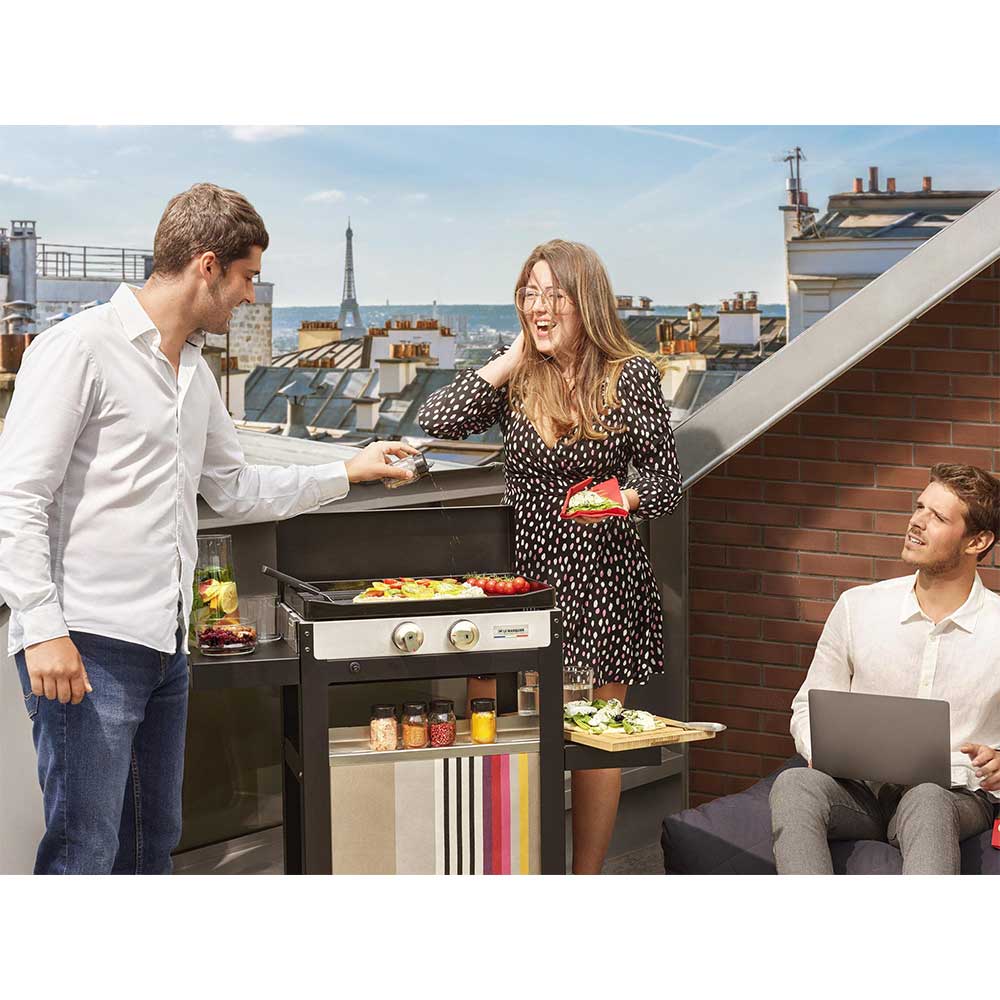 La Plancha Française Gaz 250 Duo - LE MARQUIER pas cher