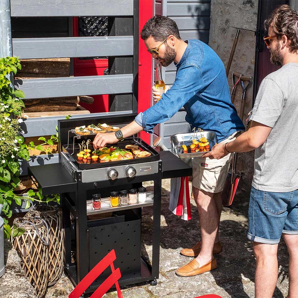 La Plancha Française Gaz 250 Duo - LE MARQUIER facile à utiliser