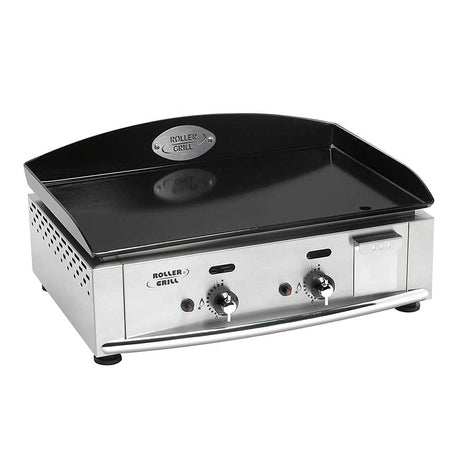 Plancha gaz inox 60 avec plaque en Acier émaillé - ROLLER GRILL