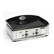Plancha gaz inox avec plaque en émail 2 résistances – ROLLER GRILL