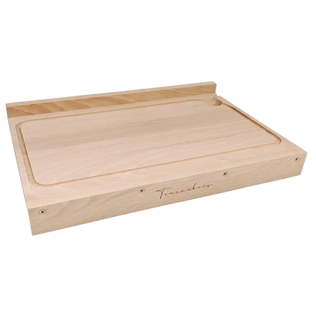 Planche à découper monobloc 2 rebords réversible en Hêtre - TOURNABOIS