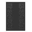 Plaque murale Graphic noire - LE MARQUIER