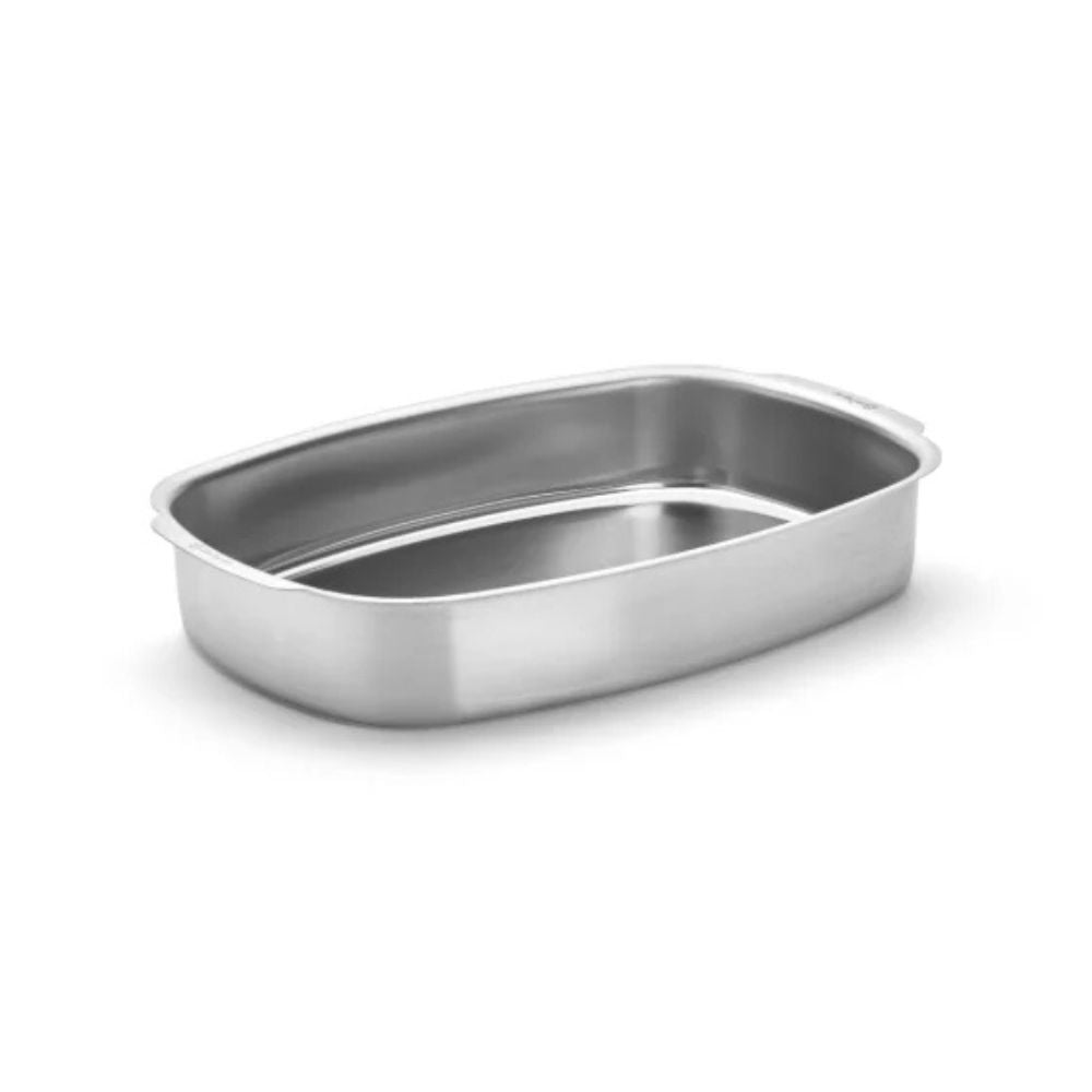 Plat à four inox rectangulaire 38 x 26 cm DE BUYER en acier inoxydable