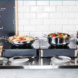 Plat Sautoir Inox Castel'Pro - CRISTEL idéal pour un buffet