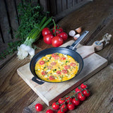 Poêle revêtement antiadhérent Exceliss STRATE  - CRISTEL omelette œufs cuissons sensibles poissons