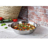 Lot de 2 Poêles hautes inox Strate poignée amovible OFFERTE - CRISTEL en promotion