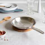 Poêle Professionnelle Inox Castel'Pro - CRISTEL poignée fixe