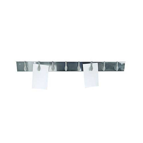 Porte-Fiches aimanté inox 8 Ressorts 62,5cm - Louis Tellier