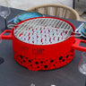 P'tit Grill Barbecue rouge de Table Acier - GRILL CHIC repas extérieur 