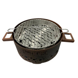 P'tit Grill Barbecue de Table Acier - GRILL CHIC imitation corten