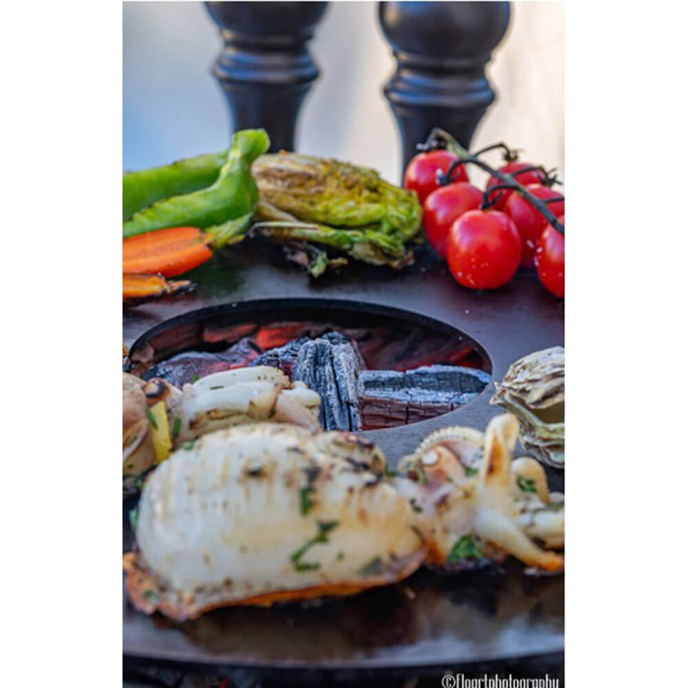 Nourriture sur le P'tit Grill Braséro de Table - GRILL CHIC