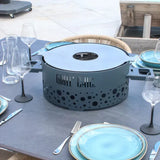 P'tit Grill Brasero Plancha de Table Acier - GRILL CHIC acier gris anthracite