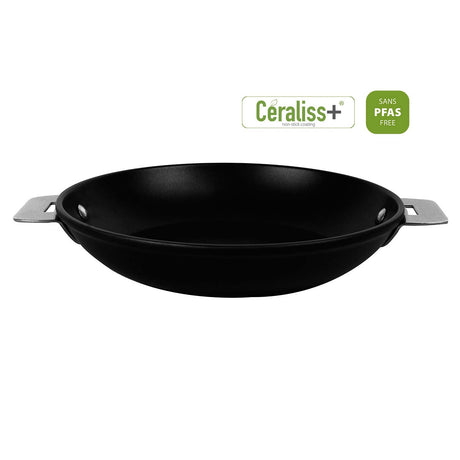 Poêle Aluminium poignée amovible Cookway - revêtement Ceraliss - CRISTEL
