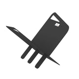 Range-bûches Moderne droit Noir - LE MARQUIER chic