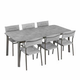 Ensemble table extensible et 6 fauteuils de jardin - LAFUMA