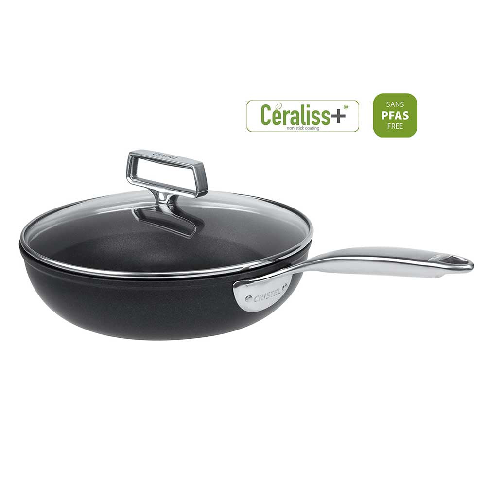 Sauteuse aluminium CASTEL'PRO ULTRALU Ceraliss+  28cm - CRISTEL