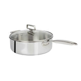 Sauteuse Inox Castel'Pro couvercle 28cm - CRISTEL
