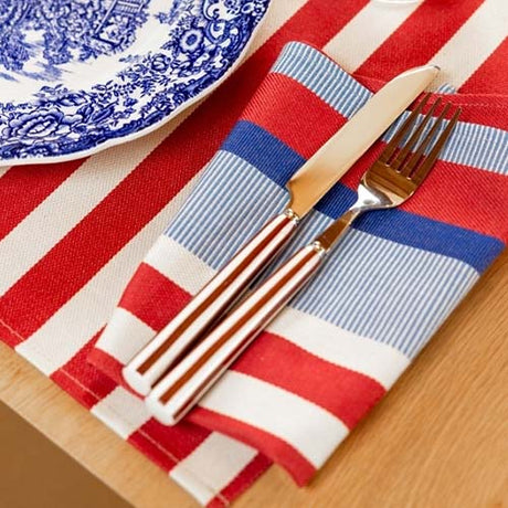 Serviette de table MOUSTEY - ARTIGA rayée