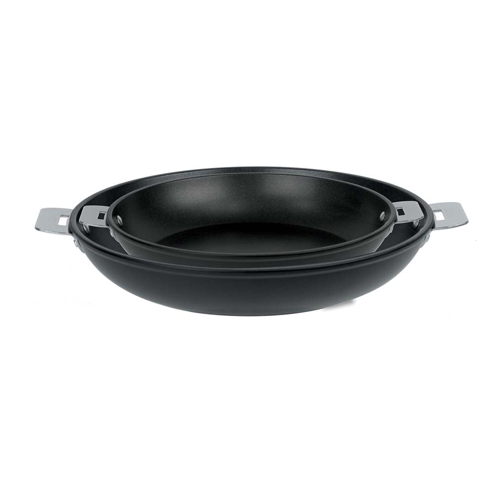 Set 2 poêle Aluminium à poignée amovible Cookway 24 et 28 cm - CRISTEL