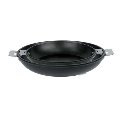 Set 2 poêle Aluminium à poignée amovible Cookway 24 et 28 cm - CRISTEL