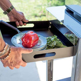 Tablette ACHILLE plateau Noir - ENO étagère rangement chariot achille