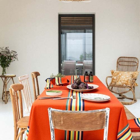 Collection table linge MAULEON Orange - ARTIGA
