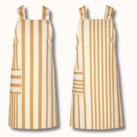 Tablier japonais ADOUR Curry - ARTIGA MOTIF COUPE