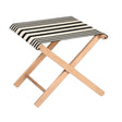 Tabouret toile ADOUR Noir - ARTIGA