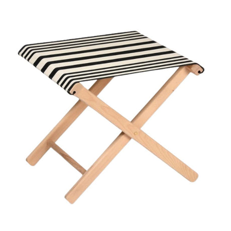 Tabouret toile ADOUR Noir - ARTIGA