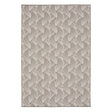 Tapis beige Lafuma avec motif eventail