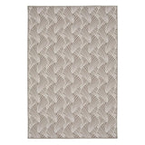 Tapis beige Lafuma avec motif eventail