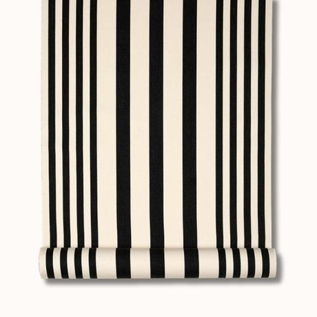 Motif rayé ADOUR Noir - ARTIGA