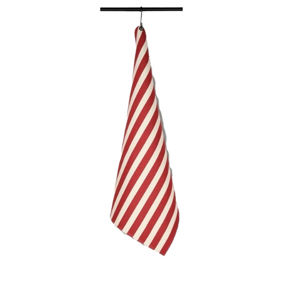 Torchon de cuisine MOUSTEY - ARTIGA rayure rouge et blanc
