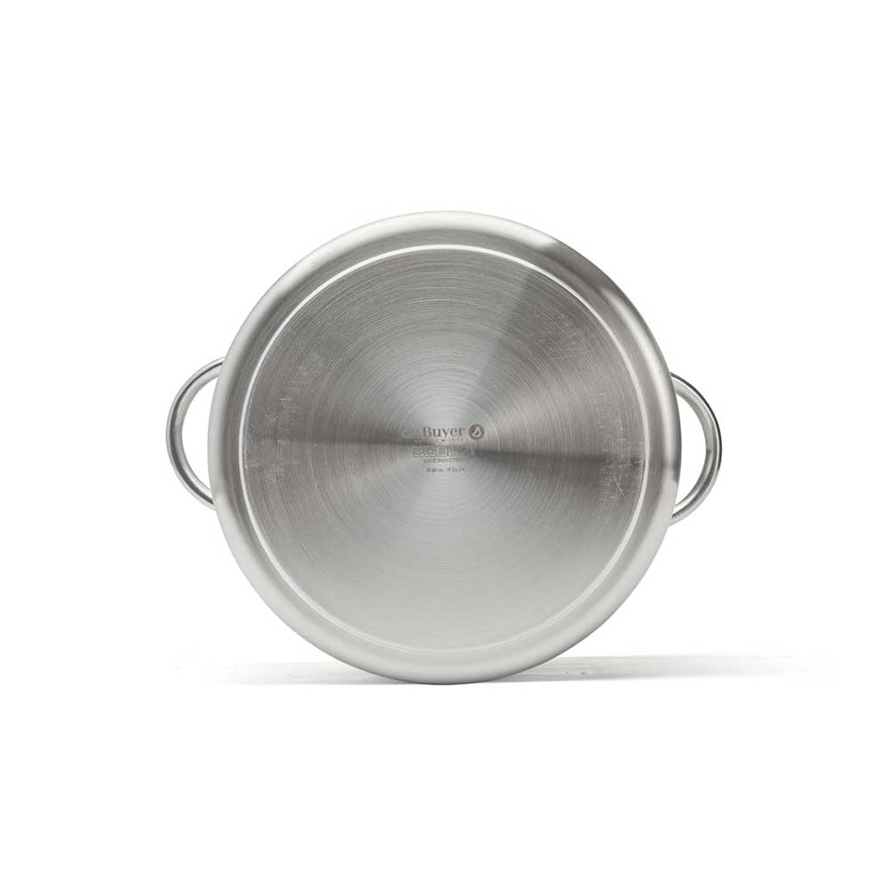 Marmite traiteur en inox PRIM'APPETY 28 cm - DE BUYER vue du dessous