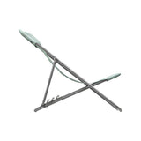 Chaise longue pliante compacte MAXI TRANSAT + toile Batyline DUO - LAFUMA acier
