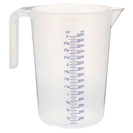 Verre doseur gradué translucide - MATFER 3 litre