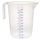 Verre doseur gradué translucide - MATFER 5 litre