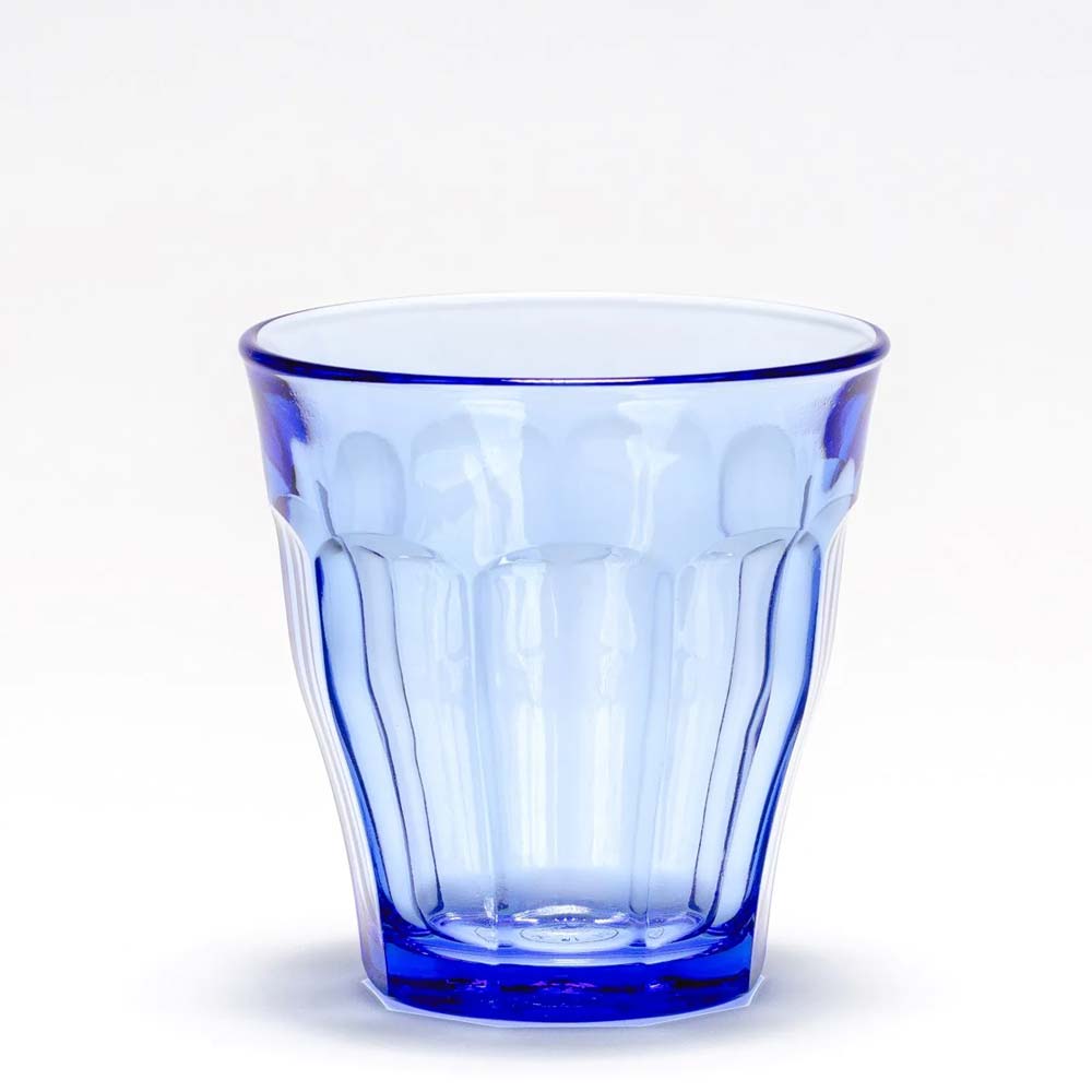 Lot de 6 verres 25 cl Marine - PICARDIE - DURALEX coloris bleu teinté dans la masse