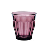 Verre PICARDIE PRUNE - verre de table DURALEX verre trempé teinté dans la amsse