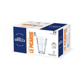 Boite de 6 verres Transparent 58 cl PICARDIE - DURALEX