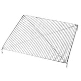 Volette tissée carrée - inox - 26 x 26 x 3 cm - GOBEL