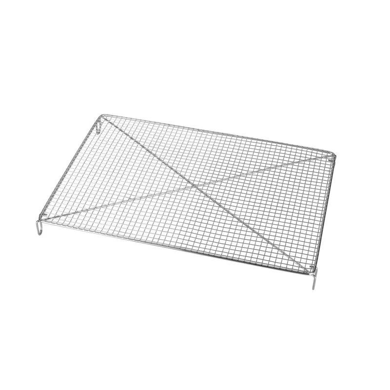 Volette tissée rectangulaire - inox - 30,5 x 22 cm - GOBEL