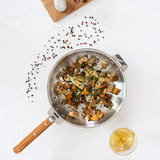 Wok inox Casteline poignée amovible - CRISTEL