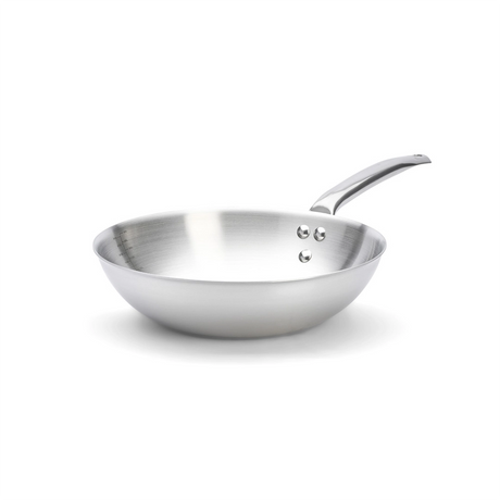 Wok en inox ALCHIMY 28 cm DE BUYER avec poignée fixe