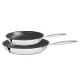 Lot de 2 Poêles anti-adhérente CASTEL'PRO Cristel