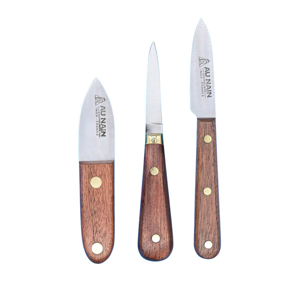 couteau à huitre laguiole en bois fabriqué en france avec étui