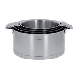 Série de 4 Casseroles STRATE Cristel poignée amovible